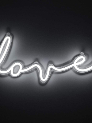 "love" Led Wall Light (white)