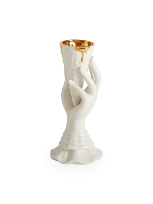 Gilded Muse I-scream Vase