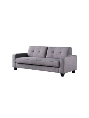 Turner Linen Sofa Gray - Mibasics