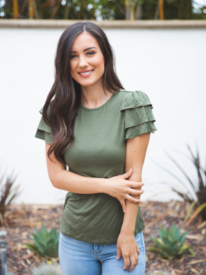 Rebekah Top - Olive