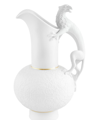 Vista Alegre Gryphus White Porcelain Pitcher