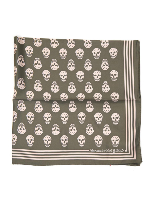 Alexander Mcqueen Skull Allover Scarf