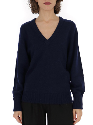 Chloé V-neck Knitted Sweater