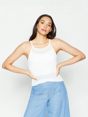 Ribbed Knit Halter Top