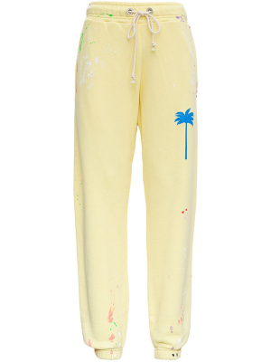 Palm Angels Palm Tree Paint Splatter Sweatpants