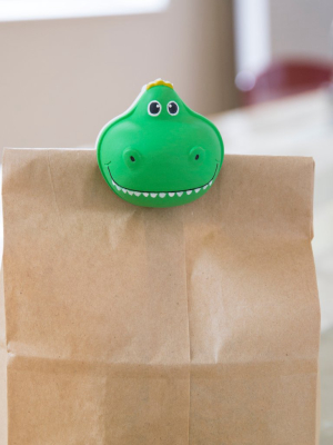 T-rex Talking Bag Clip