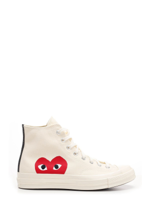 Comme Des Garçons Play X Converse Big Heart High Top Sneakers