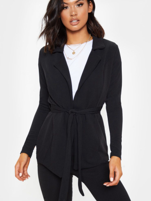 Black Belted Blazer