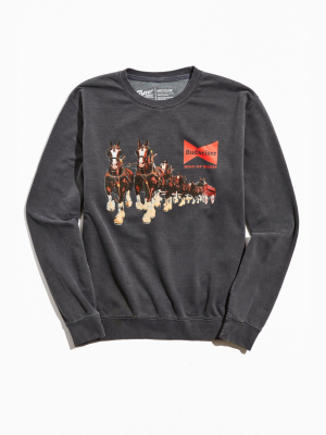 Budweiser Horses Crew Neck Sweatshirt