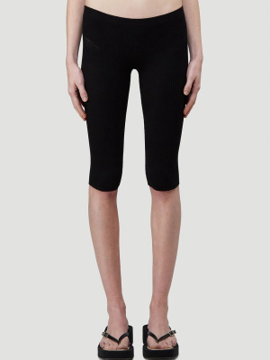 Jacquemus Le Legging Arancia Cropped Leggings