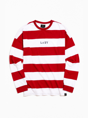 Lazy Oaf Lazy Times Striped Long Sleeve Tee