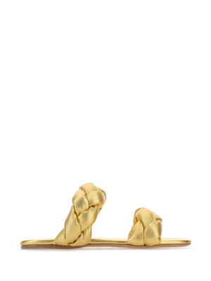 Miu Miu Braided Strap Flat Sandals