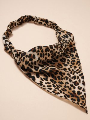 Animal Print Bandana Hair Scarf