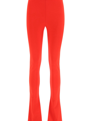 The Attico High-waisted Flared Trousers