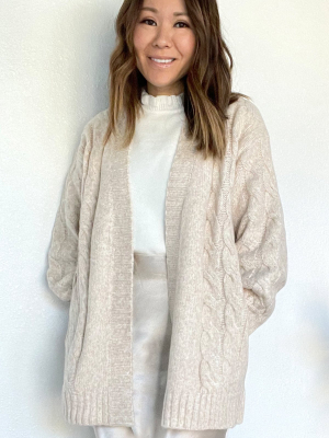 Cadelle Heathered Cocoon Cardigan - Final Sale