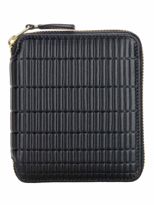 Comme Des Garçons Wallet Quilted Zip Around Wallet