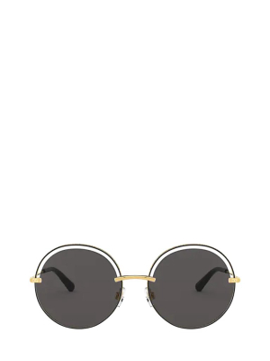 Dolce & Gabbana Eyewear Round Frame Sunglasses