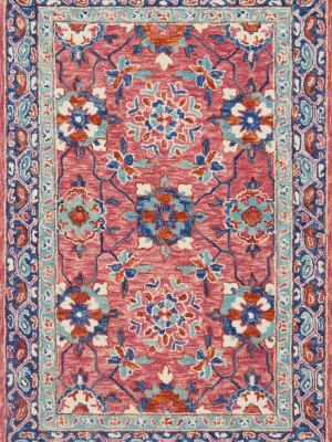 Loloi Rug Zharah Zr-03 Rose/denim