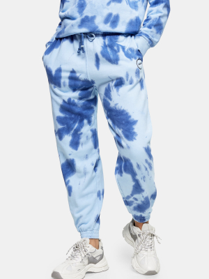 Petite Blue Tie Dye Sweatpants