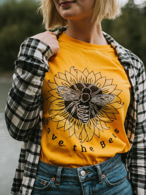 Sunflower Save The Bees Tee