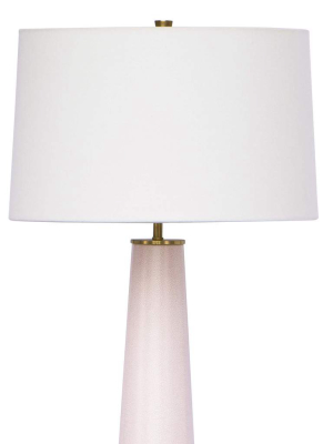 Audrey Ceramic Table Lamp (blush)