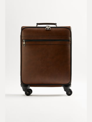 Brown Carry-on Suitcase