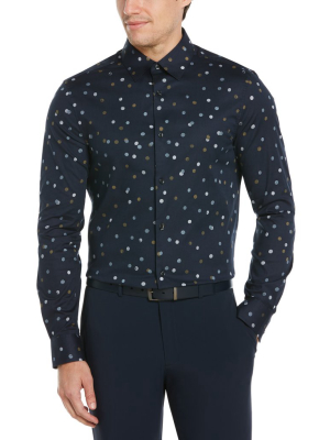 Multi Color Dot Print Shirt