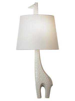 Ceramic Giraffe Wall Sconce