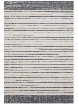 Loloi Rug Hagen Hag-01, White/ocean