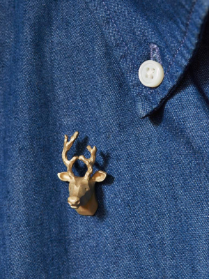 Brass Deer Pin