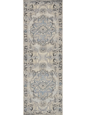 Grey/ Blue Mika Rug