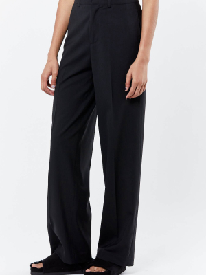 Black Wide Leg Trouser