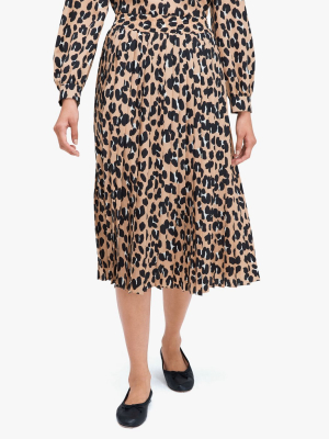 Forest Feline Midi Skirt