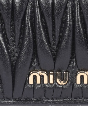 Miu Miu Matelassé Card Case