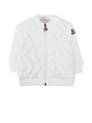 Moncler Enfant Quilted Panel Bomber Jacket