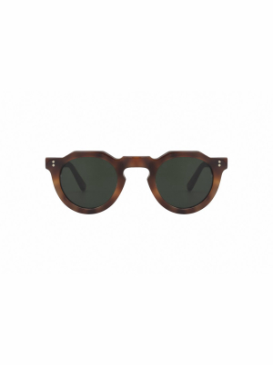 Lesca Pica Round Frame Sunglasses