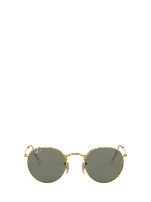 Ray-ban Round Frame Polarised Sunglasses