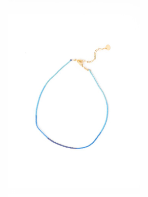 24/7 Blue Colorblock Necklace