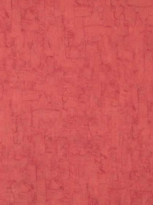 Solid Textured Wallpaper In Venetian Red From The Van Gogh Collection By Burke Decor