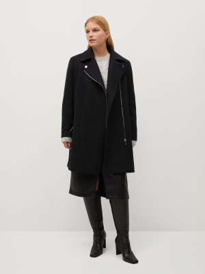 Lapels Wool Coat