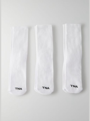 Logo Crew Sock 3-pack