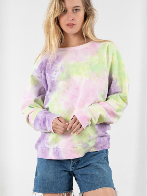 Rising Sun Tie Dye Sweatshirt