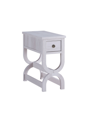 Agrostis 1 Drawer Side Table - Mibasics