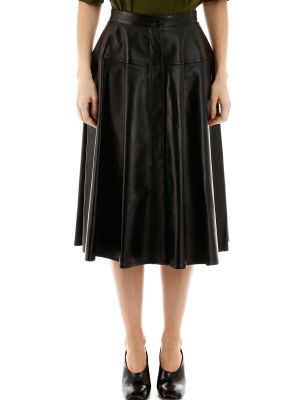 Marni High-waisted A-line Midi Skirt