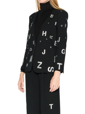 Eye Test V-neck Blazer