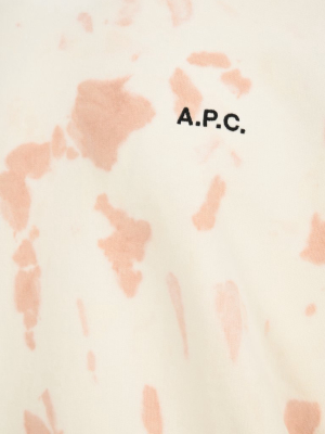 A.p.c Tie-dye Crewneck Sweatshirt