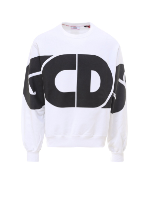 Gcds Macro Logo Crewneck Sweatshirt