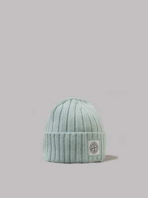 Stone Island Beanie (light Green)