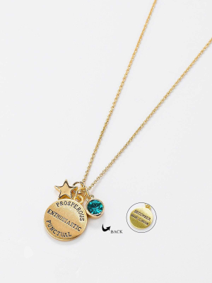 December Birthstone Necklace