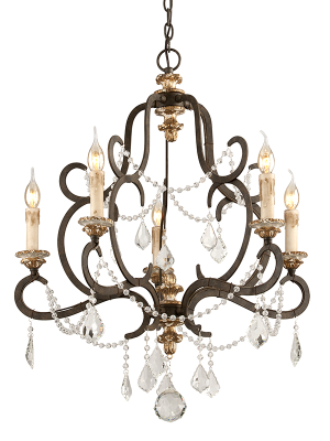 Bordeaux Chandelier Small By Troy Lighting